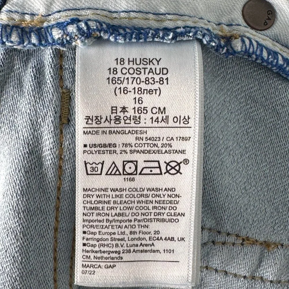 GAP Kids HUSKY Slim Jeans
